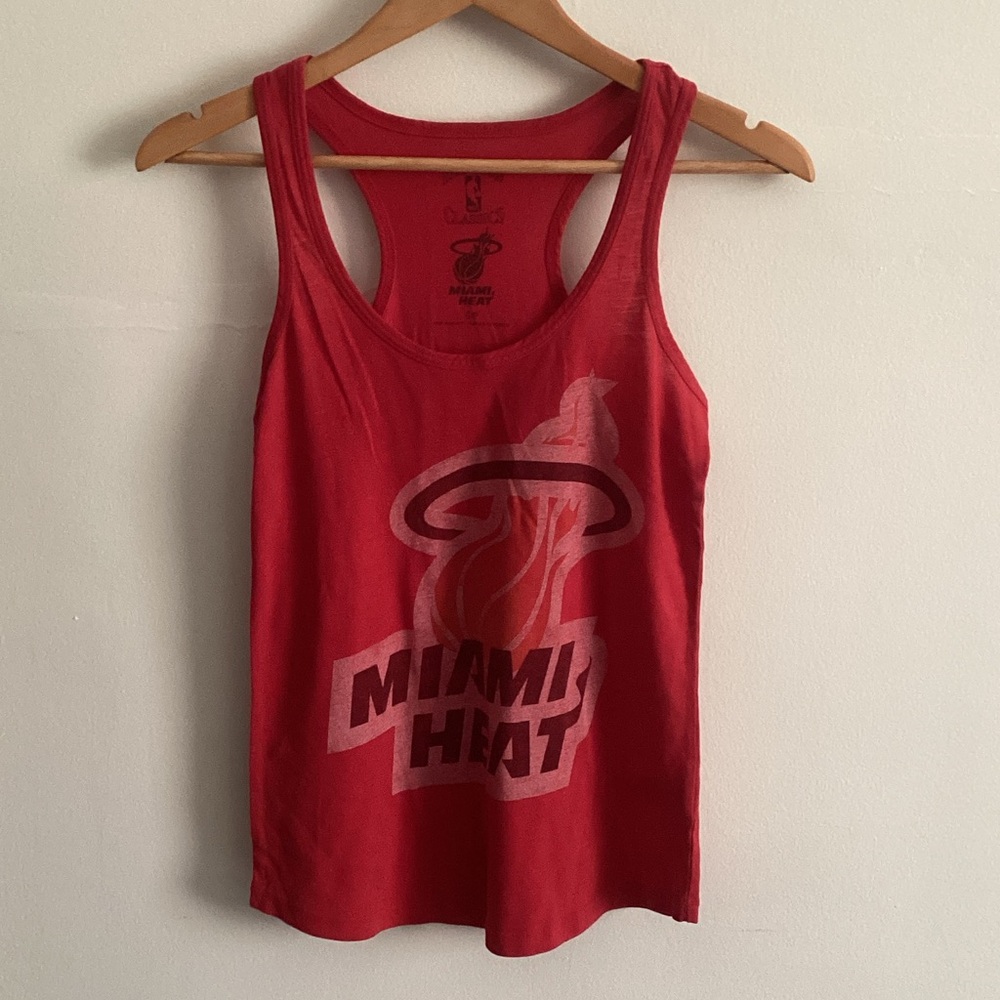 NBA Miami Heat Hardwood Classics Red Tank ♥️